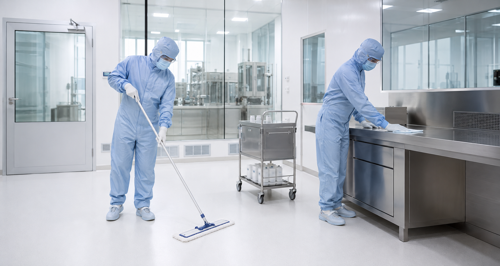 Kontrolleret pharma- og cleanroommiljø