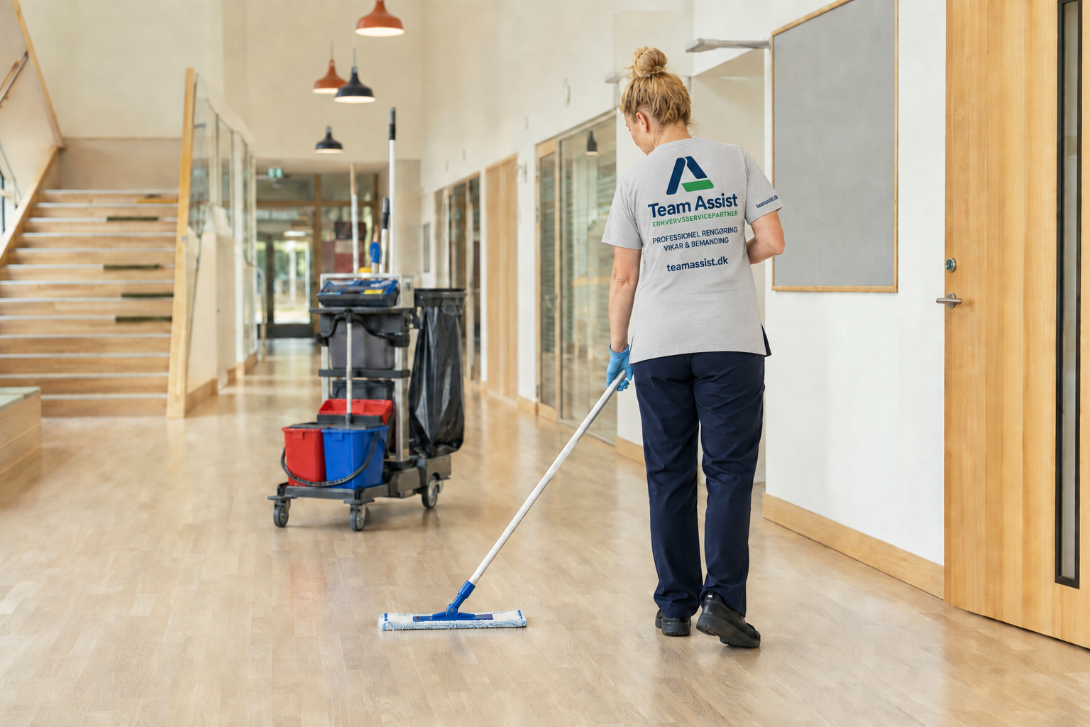 Velholdt moderne dansk arbejdsplads