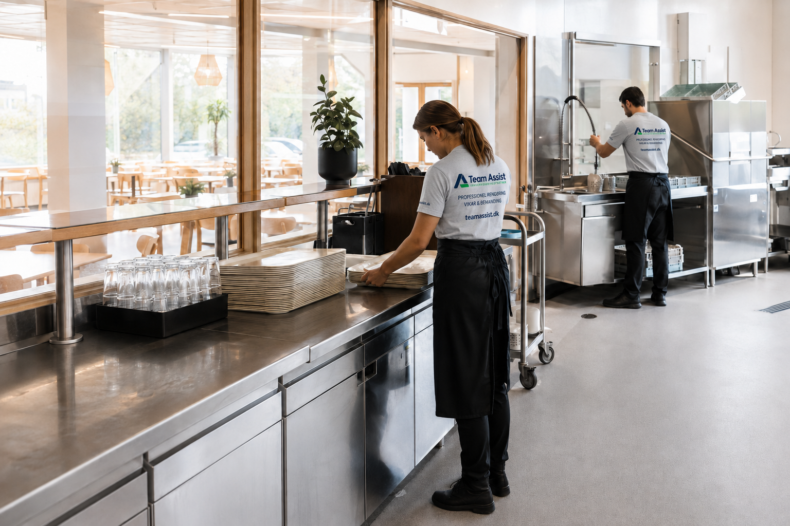 Team Assist personale i køkken og opvask